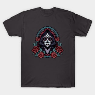 dia de los muertos woman T-Shirt